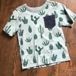 Tea Cactus Pocket Tee